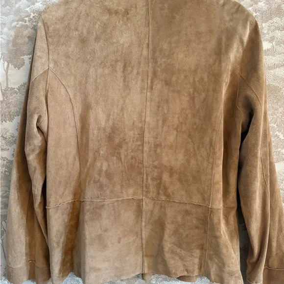 Vintage NWT Brandon Thomas Tan Suede Women's Jacket - Picture 5 of 5